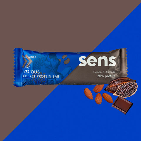 Serious high protein tyčinka - Kakao & Mandle