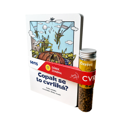 Leporelo a cvrčci jako dárek - „Copak se to cvrliká?"