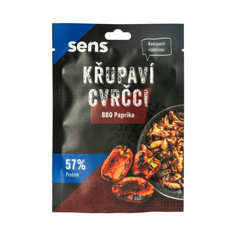 Křupaví cvrčci nejvýhodněji - BBQ paprika