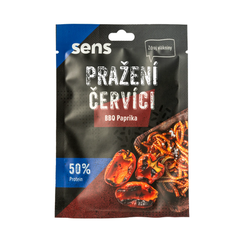 Pražení červíci nejvýhodněji - BBQ paprika