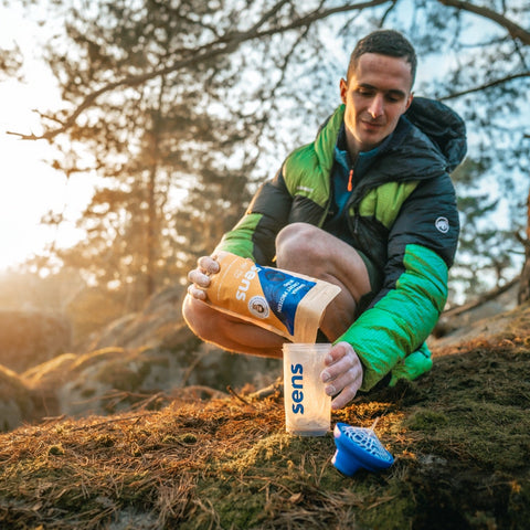 Dárková krabička Sens & Adam Ondra: protein, tričko a další