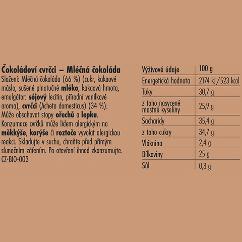 Ochutnávkový set funky cvrčků a mini / červíků v dárkovém balení